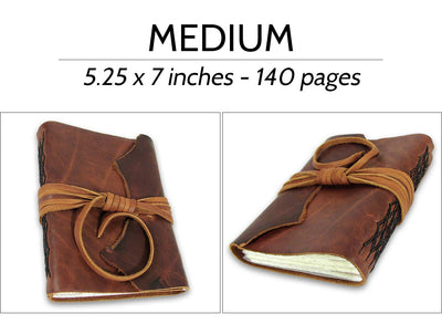 Rustic Wrap Closure Style Journals