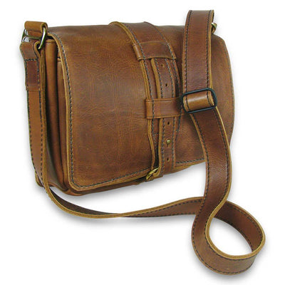 shown in Rustic Brown leather
