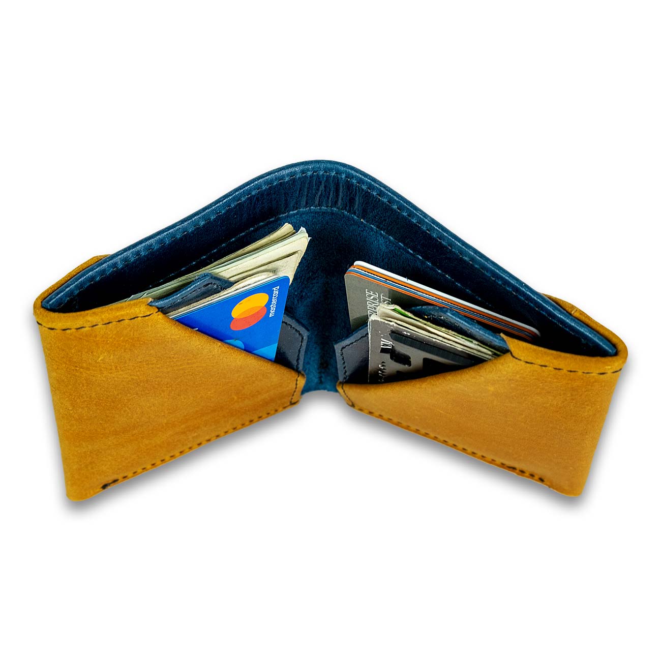 Diagonal BiFold Card Wallet
