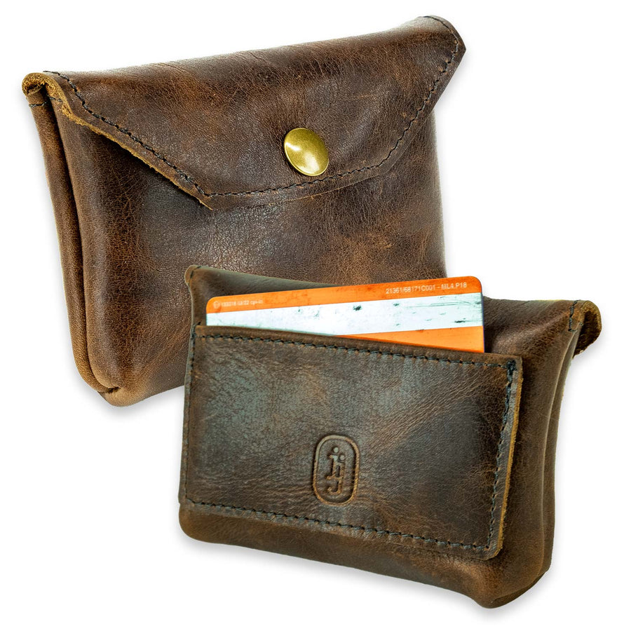 Vintage Coin Cash and Cards Pouch