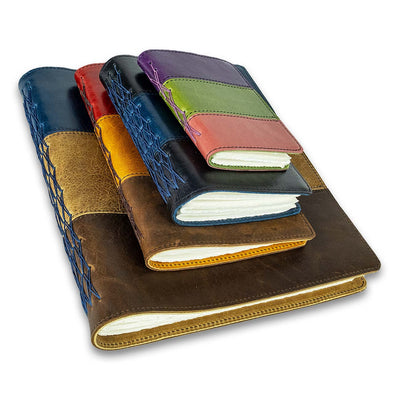 Custom Handsewn Color Block Journals