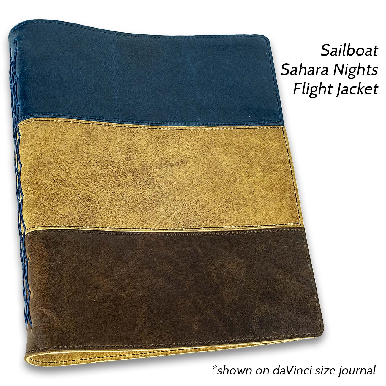 Custom Handsewn Color Block Journals