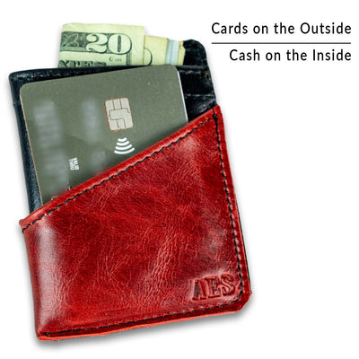 Diagonal Card Wallet