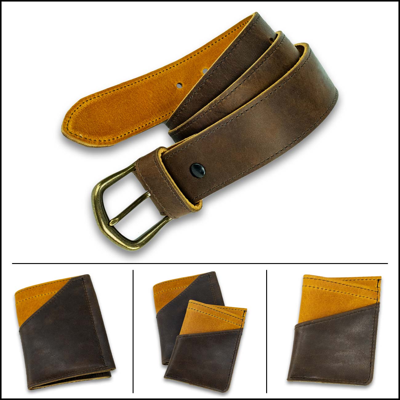 Diagonal BiFold Card Wallet